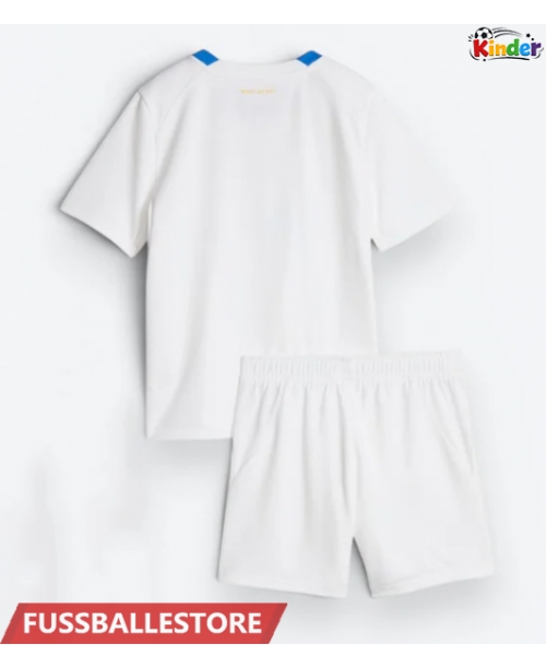 Günstige Olympique de Marseille Heimtrikotsatz Kinder 2026-27 Kurzarm (+ Kurze Hosen)